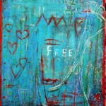 Free Fall | 62" x 54" | Mixed Media on Canvas