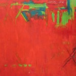 The Lunatic Is On The Grass  60" x 78"  Oil and mixed media on Canvas