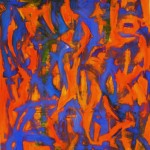 African Dancers 90"x68" Oil on Canvas