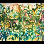 Cornfields | 88" x 140" | Oil on Canvas