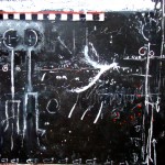 Footsteps 56" x 66" Mixed Media on Canvas