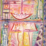 Cool Chick I 77" x 53" I Mixed Media on Canvas