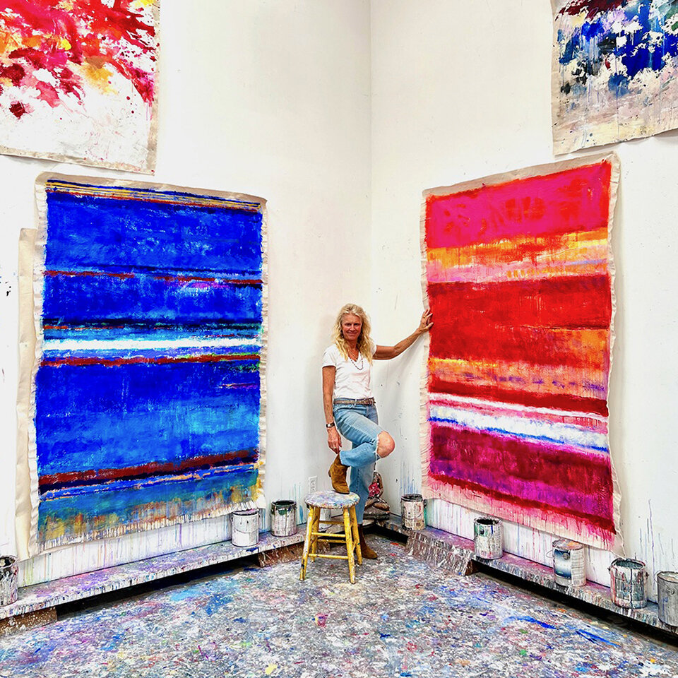 Two paintings portrait