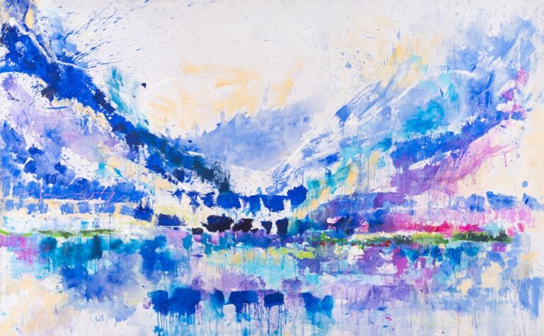 Chamonix | 67″ x 106″ | Mixed Media on Canvas