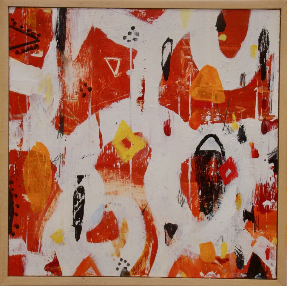 Senegal | 13″ x 13″ | Mixed Media on Panel