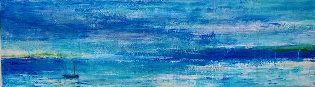Harbour | 18″ x 65″ | Acrylic on Canvas