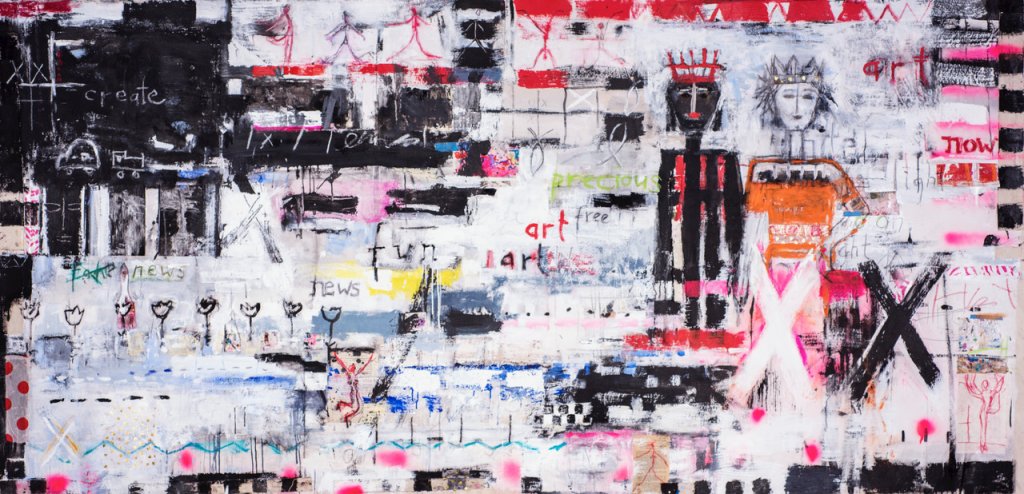 La Reine et le Roi (King and Queen) | 55″ x 116″
