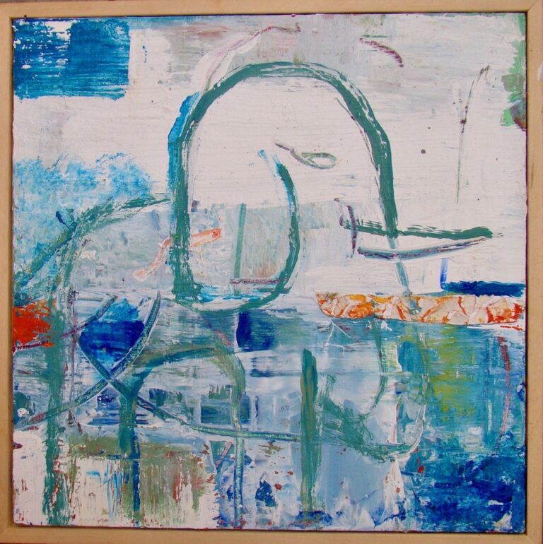 White Elephant 2 | 13″ x 13″ | Mixed Media on Panel