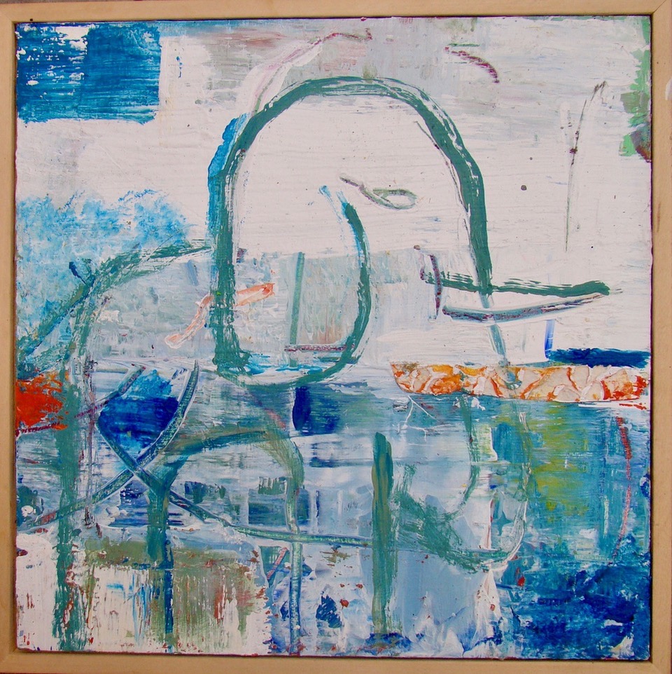 White Elephant 2 | 13″ x 13″ | Mixed Media on Panel