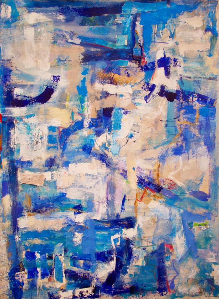 Grecian Odyssey | 72″ x 54″ | Mixed Media on Canvas