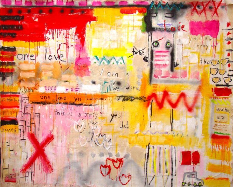 Joie de Vivre | 78″ x 98″ | Acrylic and Oil on Canvas