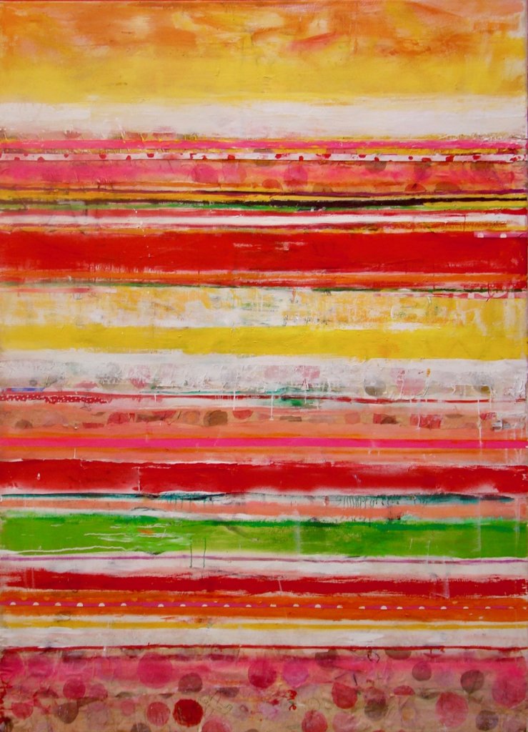 Carnival #2 | 80″ x 58″ | Mixed Media on Canvas