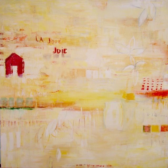 La Joie (Joy) | 54″ x 54″ | Mixed Media on Canvas