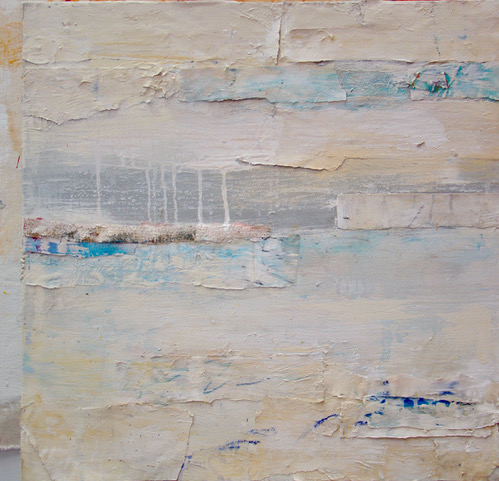 White Landscape | 20″ x 20″ | Mixed Media on Canvas