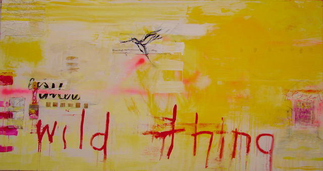 Wild Thing | 37″ x 68″ | Mixed Media and Collage