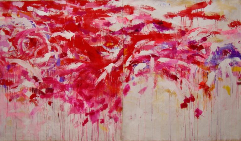 Breaking Free | 70″ x 130″ | Mixed Media on Canvas