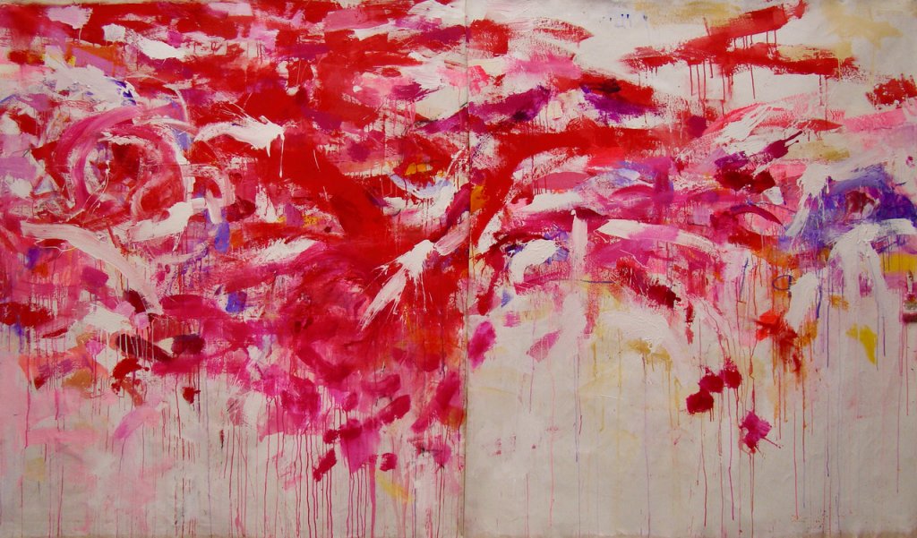 Breaking Free | 70″ x 130″ | Mixed Media on Canvas