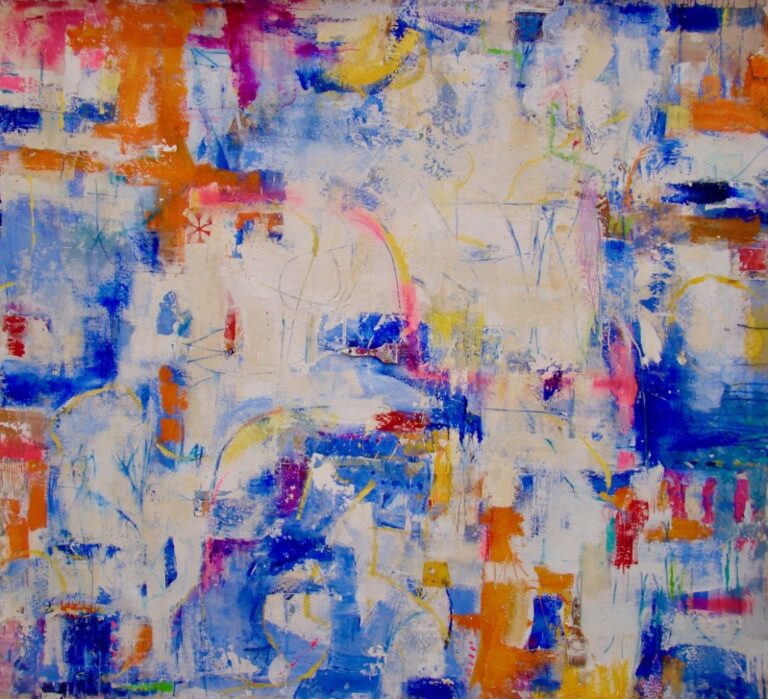 Drumbeat | 72″ x 79″ | Mixed Media on Canvas