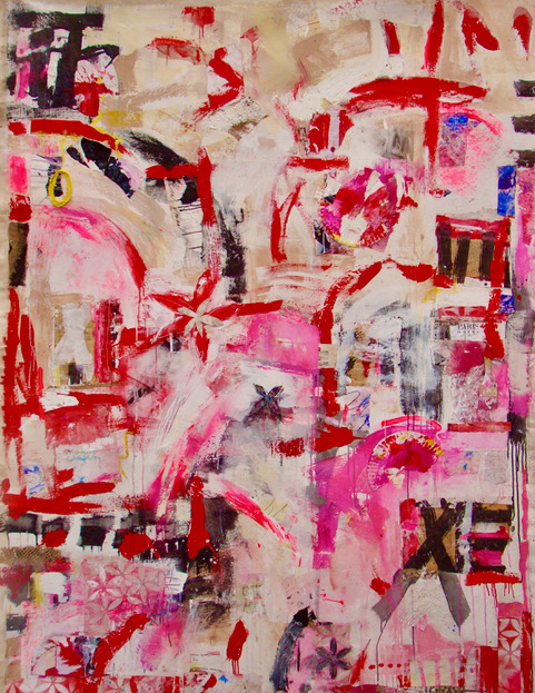 Metamorphosis | 78″ x 59″ | Mixed Media on Canvas