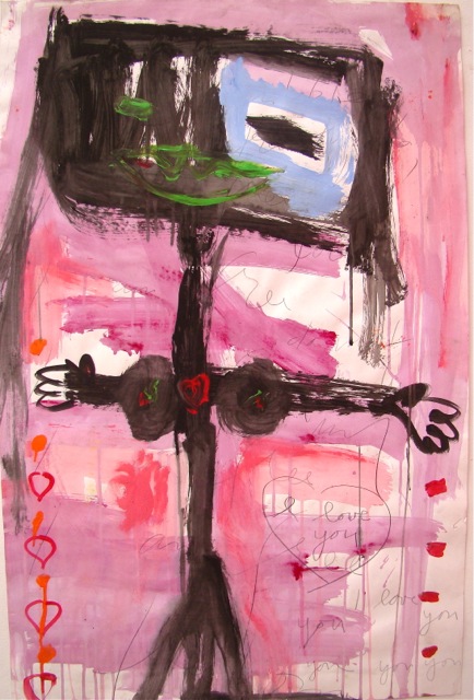 Faces on Paper 62 | 37″ x 24″