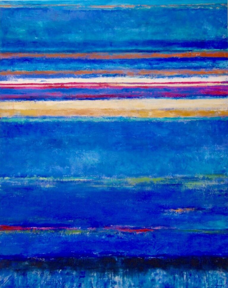 BIJOU DE LA MER (Jewel From The Sea) | 92″ x 74″ | Oil & Acrylic On Canvas