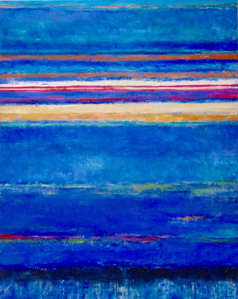 BIJOU DE LA MER (Jewel From The Sea) | 92″ x 74″ | Oil & Acrylic On Canvas