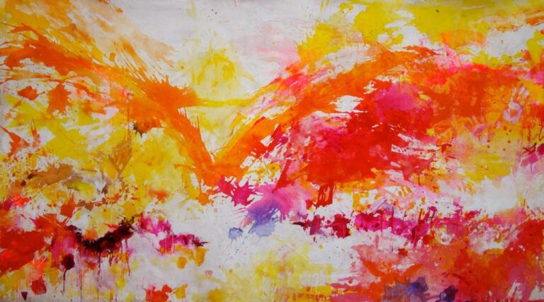 Primavera | 55″ x 96″ | Mixed Media on Canvas