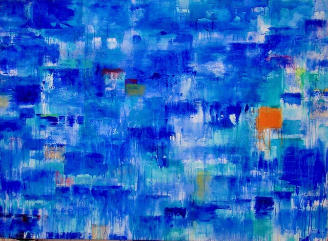 Tahitian Dream | 60″ x 82″ | Mixed Media on Canvas