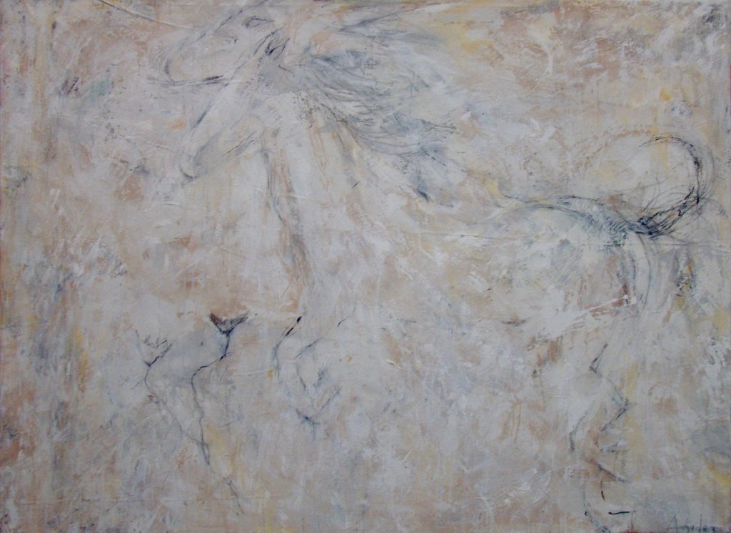 Twin Souls #3 | 67″ x 50″ | Mixed Media on Canvas