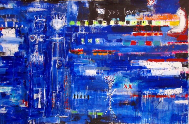 African Dream | 56″ x 84″ | Oil and Acrylic on Canvas