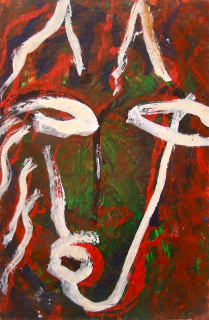 Faces on Paper 96 | 22″ x 30″ (unframed)