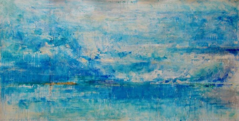 Fiji | 56″ x 111″ | Mixed Media on Canvas