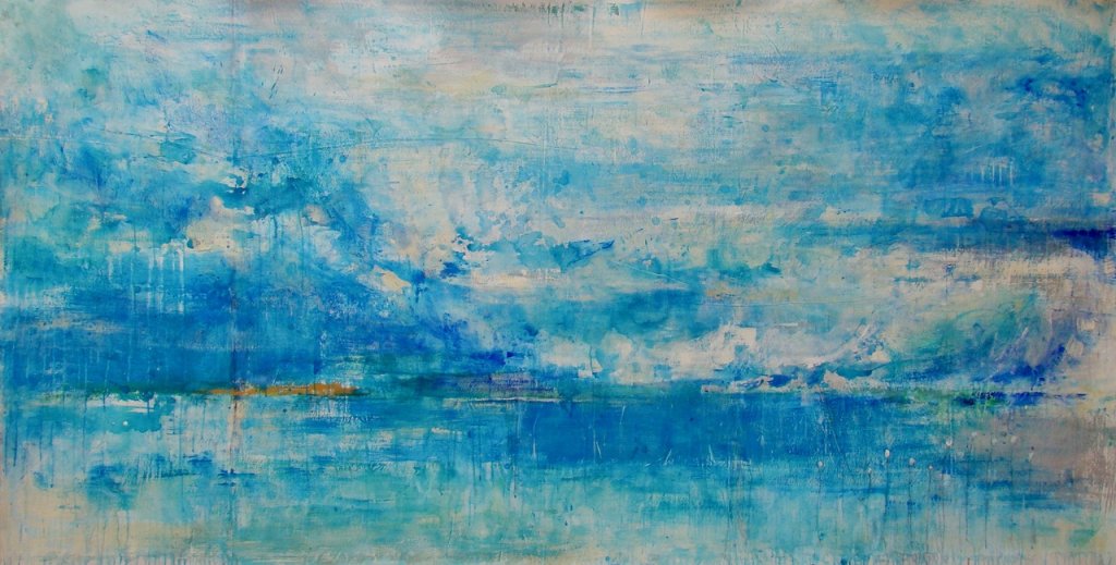 Fiji | 56″ x 111″ | Mixed Media on Canvas