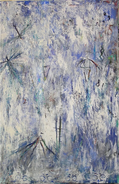 Firefly | 48″ x 74″ | Mixed Media on Canvas