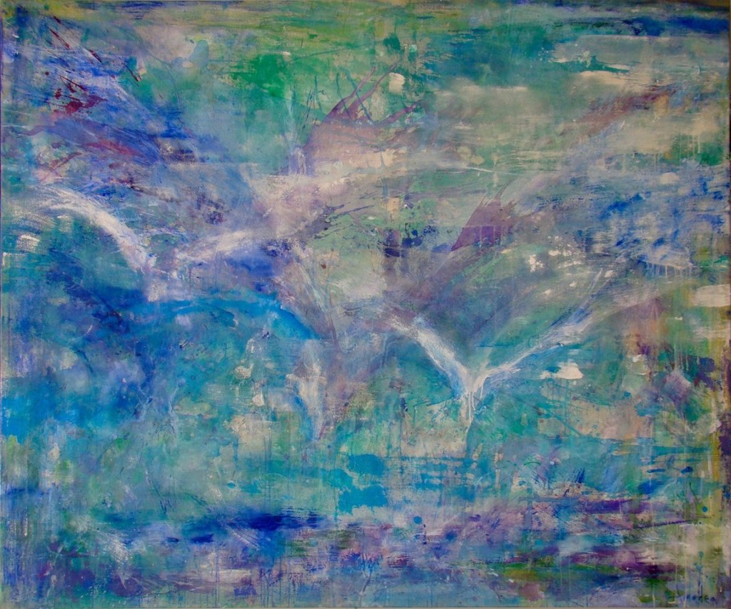 Splash 2 | 66″ x 78″ | Acrylic and Oil on Canvas