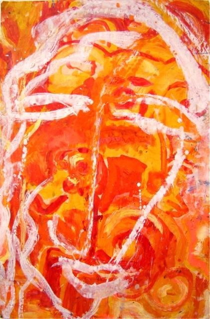 Faces on Paper 104 | 37″ x 24″ (unframed)