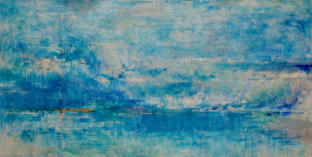 Fiji | 56″ x 111″ | Mixed Media on Canvas