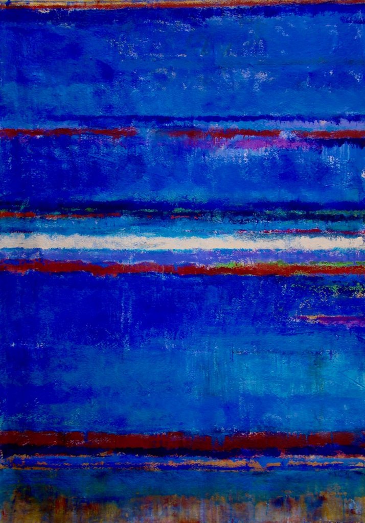 Lagoon | 55″ x 77″ | Mixed Media on Canvas