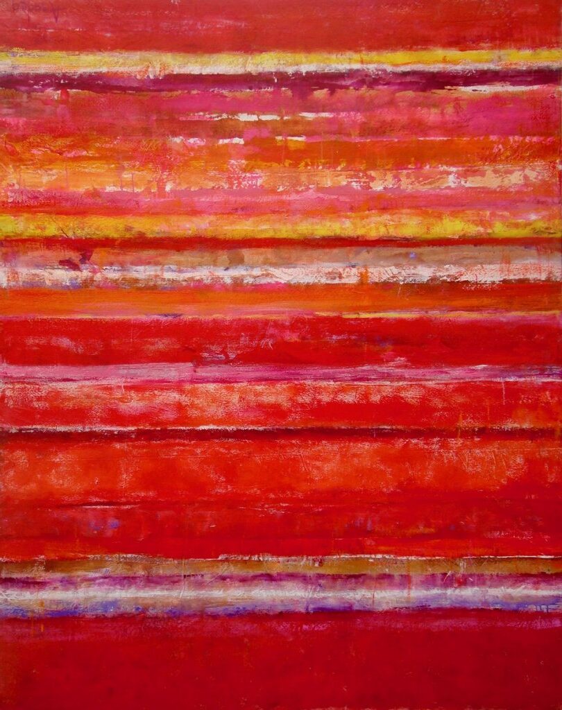 Mardi Gras | 66″ x 83″ | Mixed Media on Canvas