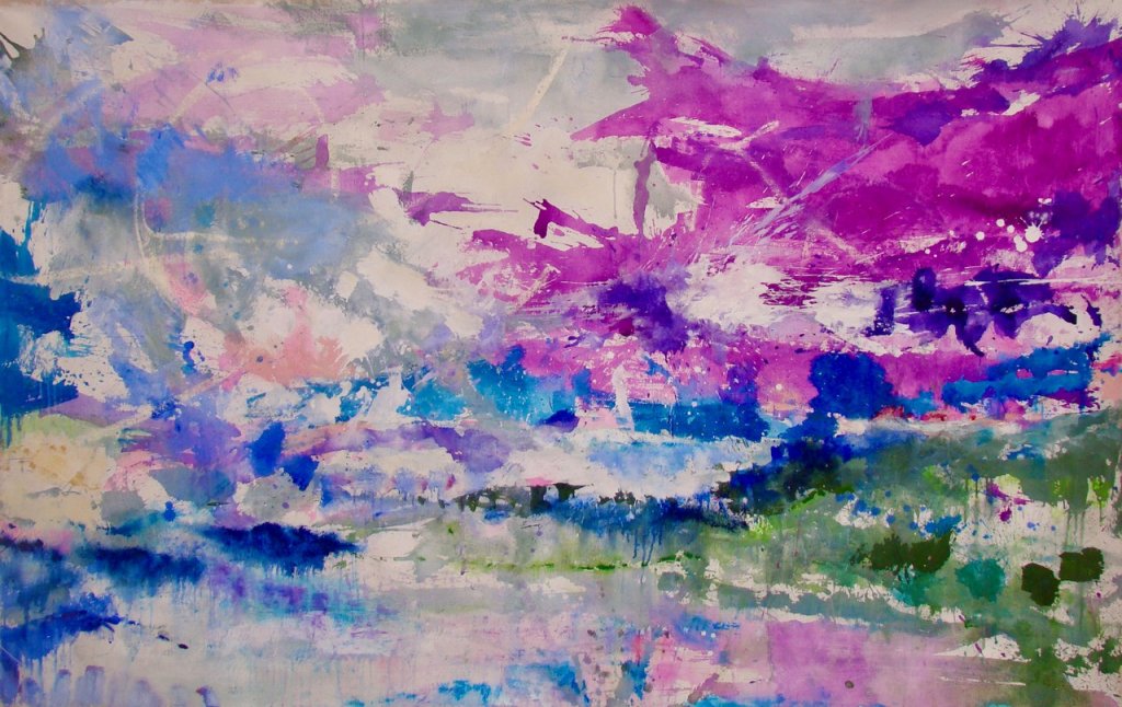 Primavera | 56″ x 89″ | Mixed Media on Canvas