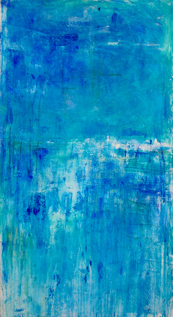Caribbean Tryst #2 (Image 1) | 29″ x 56″ | Mixed Media on Canvas