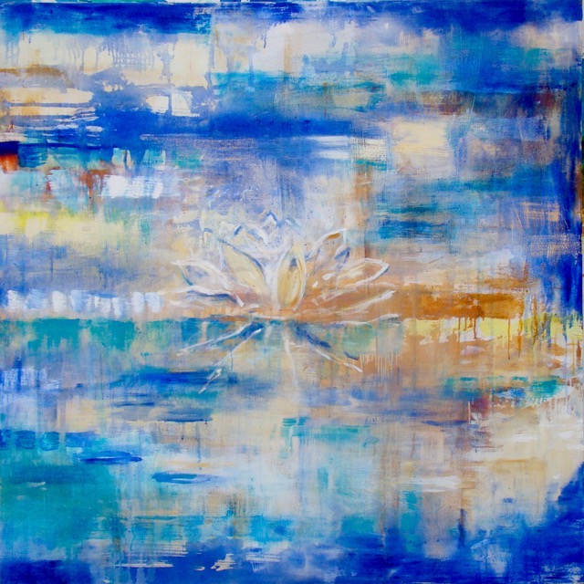 Serenity | 54″ x 54″ | Mixed Media on Canvas