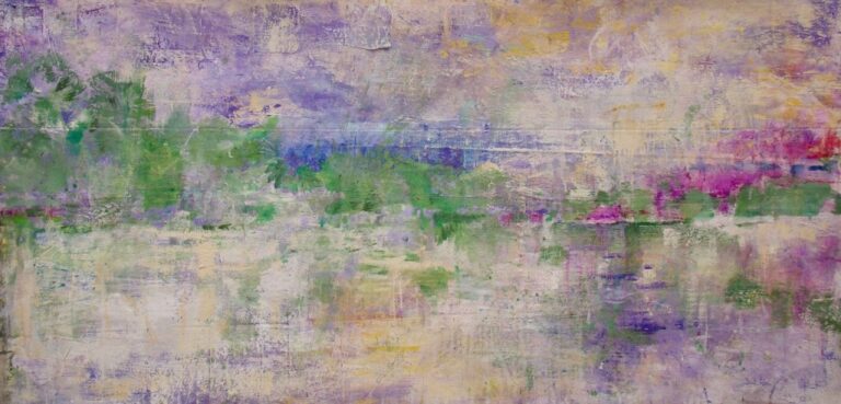Summer Interlude | 33″ x 68″ | Mixed Media on Canvas