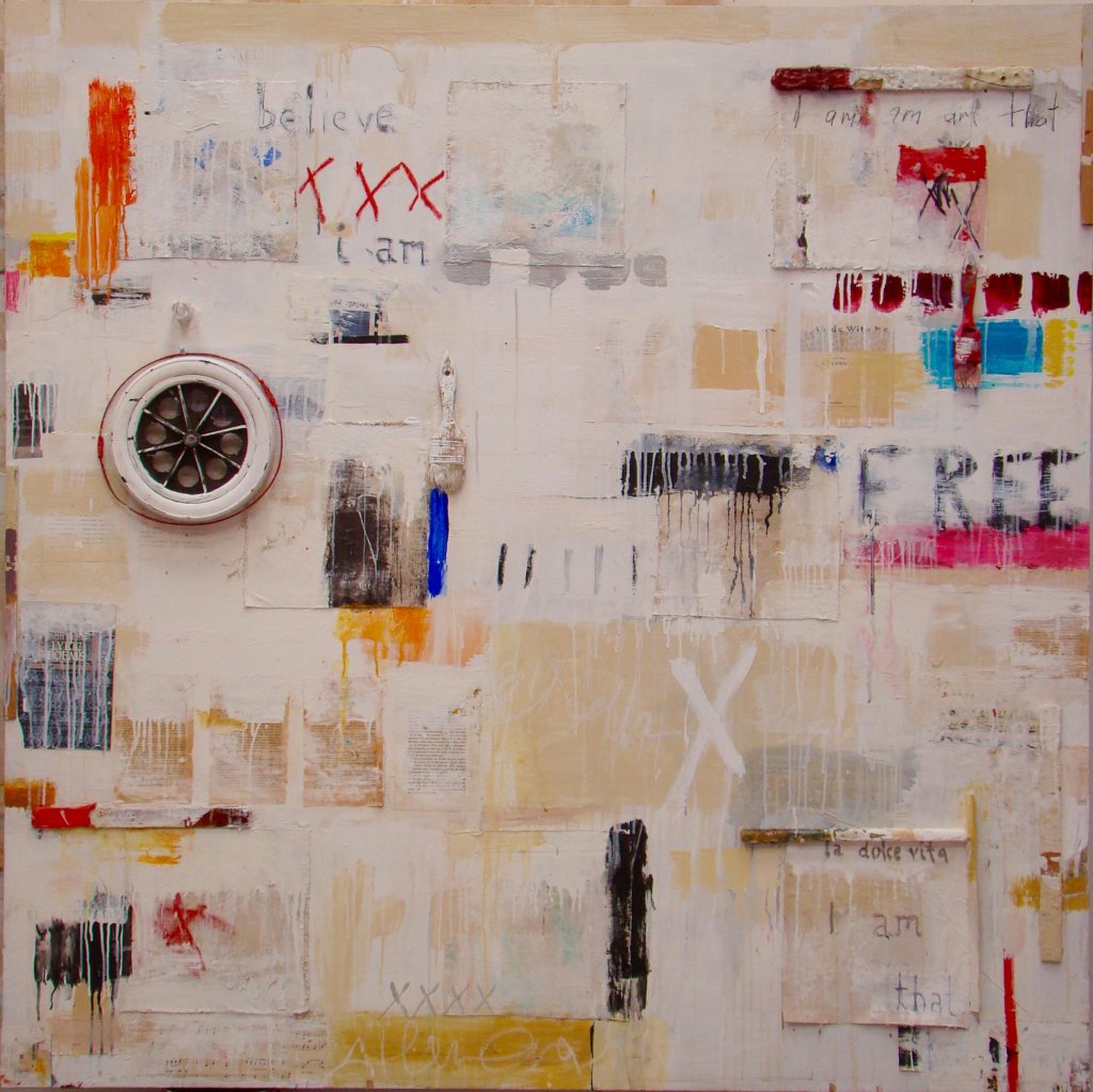 Just Believe | 60″ x 60″ | Mixed Media on Canvas