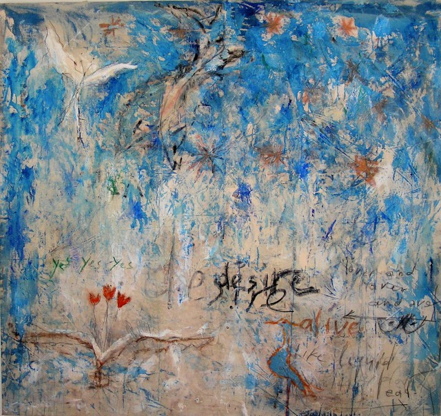 Lamu | 64″ x 68″ | Acrylic on Canvas