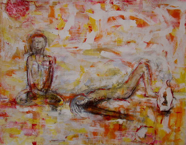 Faces of Eve | 59″ x 76″ | Mixed Media on Canvas
