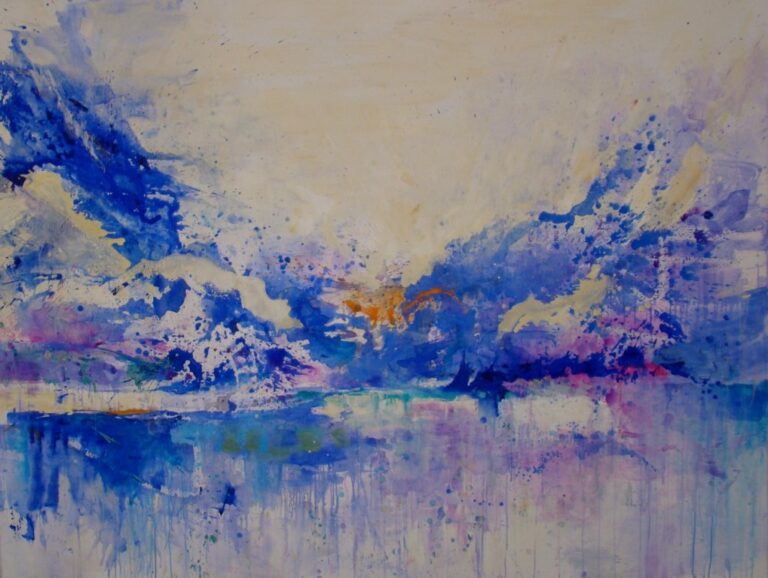Spreading my Wings | 64″ x 84″ | Mixed Media on Canvas