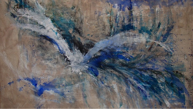 Ocean Voyage | 64″ x 106″ | Acrylic on Canvas