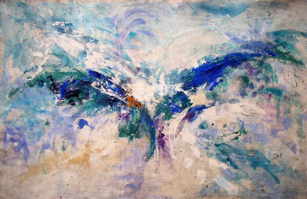 Flight | 65” x 103” | Oil on Canvas