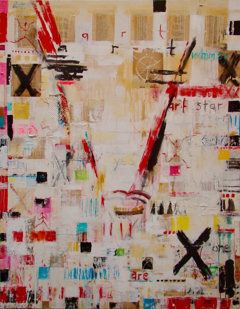 Art Star | 72″ x 56″ | Mixed Media on Canvas